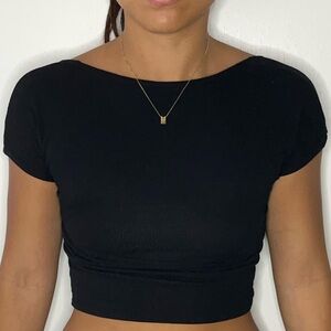 Black backless skirt from Edikted size small